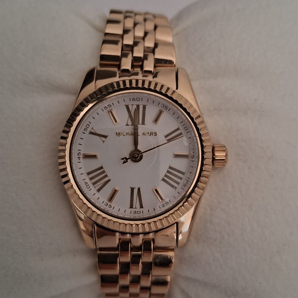 Michael Kors Women’s Lexington Gold-Tone Watch – MK3229 (New)